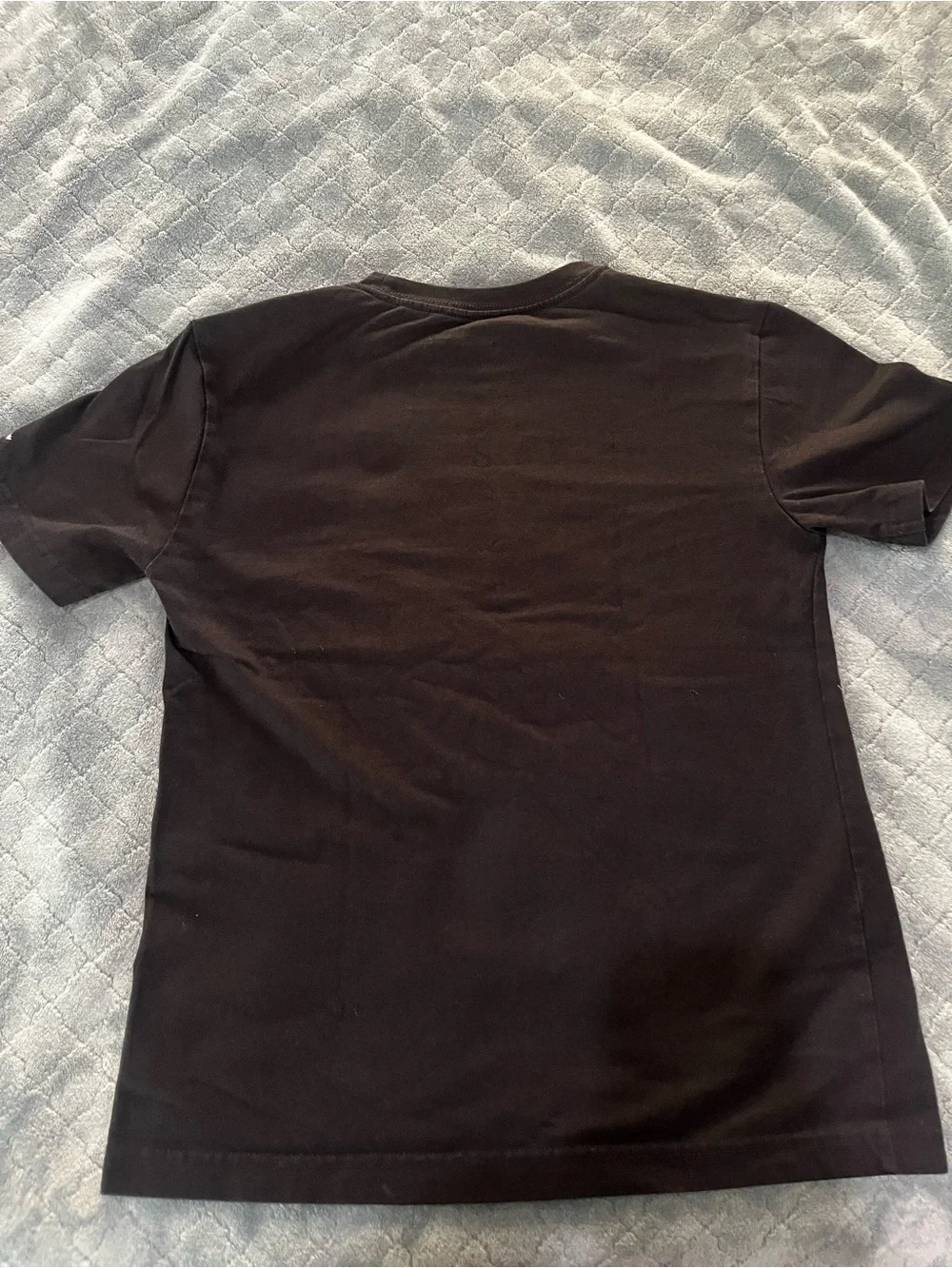 Jordan Black Tee with Red & White Chest Patch